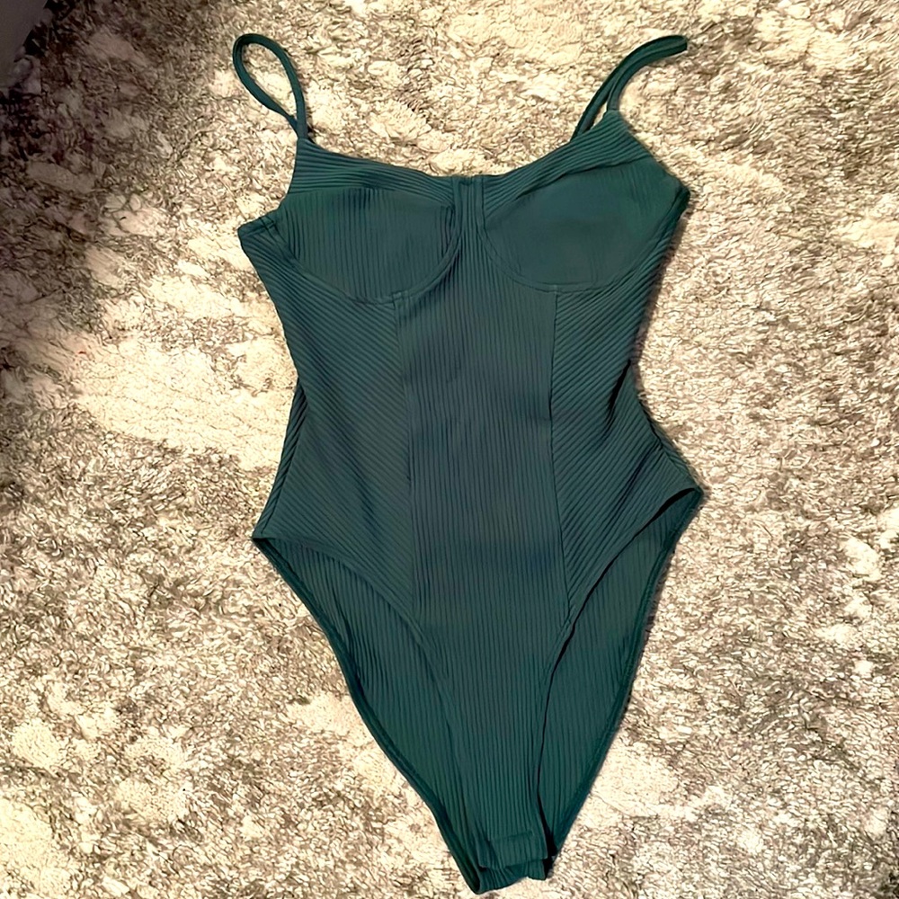 Green Tank Bodysuit